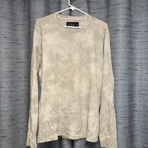 Men’s Hollister White Tye Dye Long Sleeve